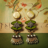 Mint Lantern Fringe Drops