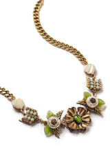 FLOWERS,WINGS, & ARROWS NECKLACE