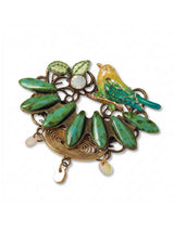 A Songbird in the Garden Brooch