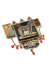 Zebra Brooch