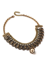 Ruffled Pearl Necklace