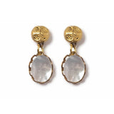 Symphony in Green & Gold:Stud Earring Set