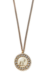 Snow Scene Pendant Necklace #B08N