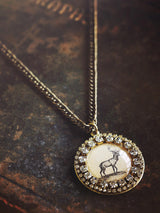 Snow Scene Pendant Necklace #B08N