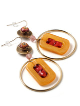 Mid-Century Modern Hoop Earrings