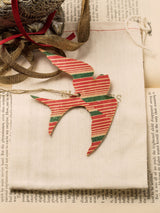 Vintage Birds Holiday Ornament Set #OKL04