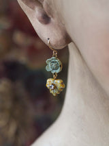 Vintage Flora With Sparkle Earrings