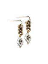 Pearl and Chain Earrings