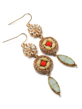 Sparkling Hibiscus Earrings