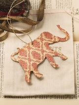 Vintage Elephant Holiday Ornament Set #OKL05