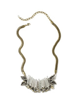 Ice Crystals Bib Necklace #PLN4