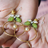 Lilian Statement Hoop Earrings