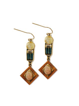 Mid-Century Stripe Earrings