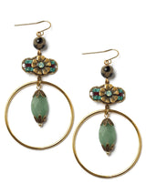 Satine French Hoop Earrings