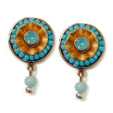 Blooms And Beads Stud Earrings Set