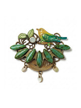 A Songbird in the Garden Brooch