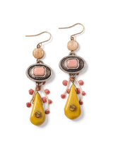Coral & Saffron Earrings