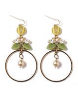 Lilian Vintage Crystal Statement Hoop Earrings
