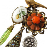A Pheasant’s Picnic Brooch
