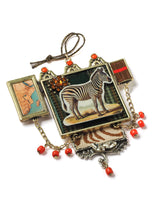 Zebra Holiday Ornament