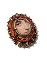 Girl with a Starburst Brooch