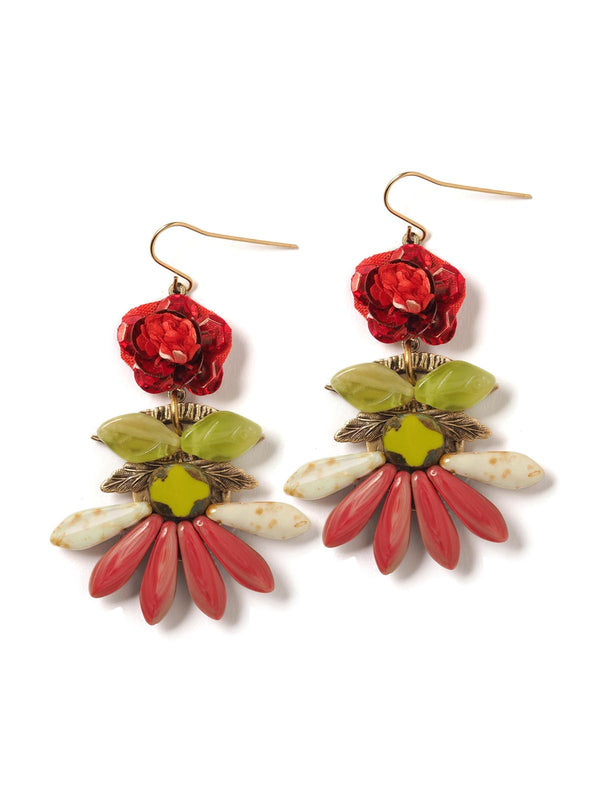 Floral Glitz Earrings