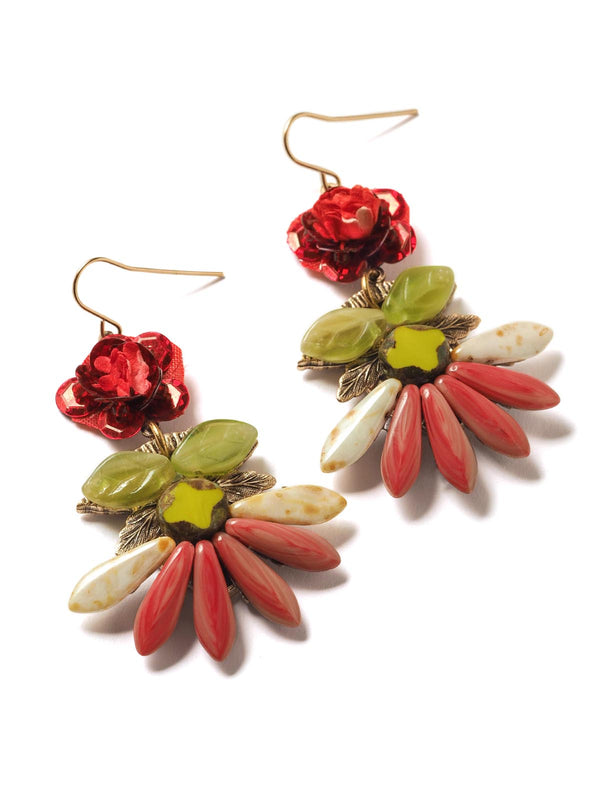 Floral Glitz Earrings