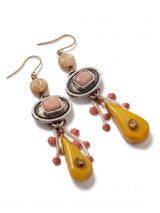 Coral & Saffron Earrings