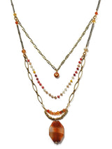 Carnelian Pendant Necklace