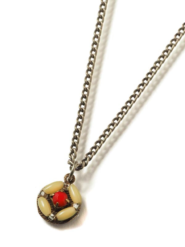 Small but Mighty Vintage Circle Pendant Necklace