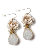 Winter Rose Earrings #D10E