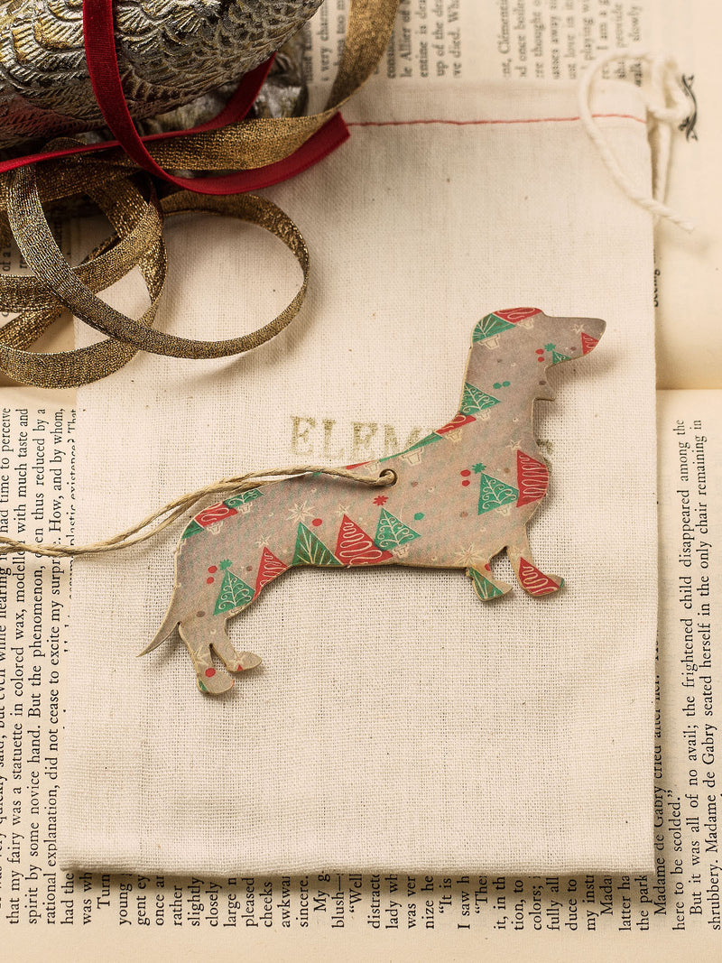 Vintage Dogs Holiday Ornament Set #OKL06