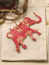 Vintage Elephant Holiday Ornament Set #OKL05