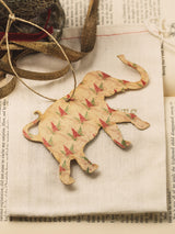 Vintage Elephant Holiday Ornament Set #OKL05