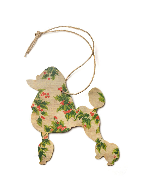 Vintage Poodle Holiday Ornament Set #OKL07