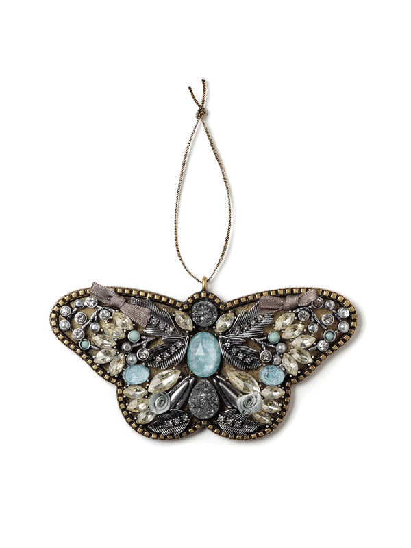 Bejeweled Butterfly Holiday Ornament #OR12