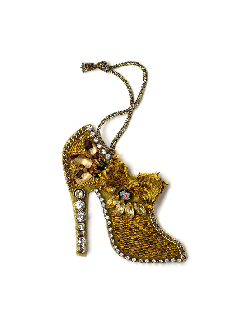 Chartreuse Pumps Holiday Ornament #OR20