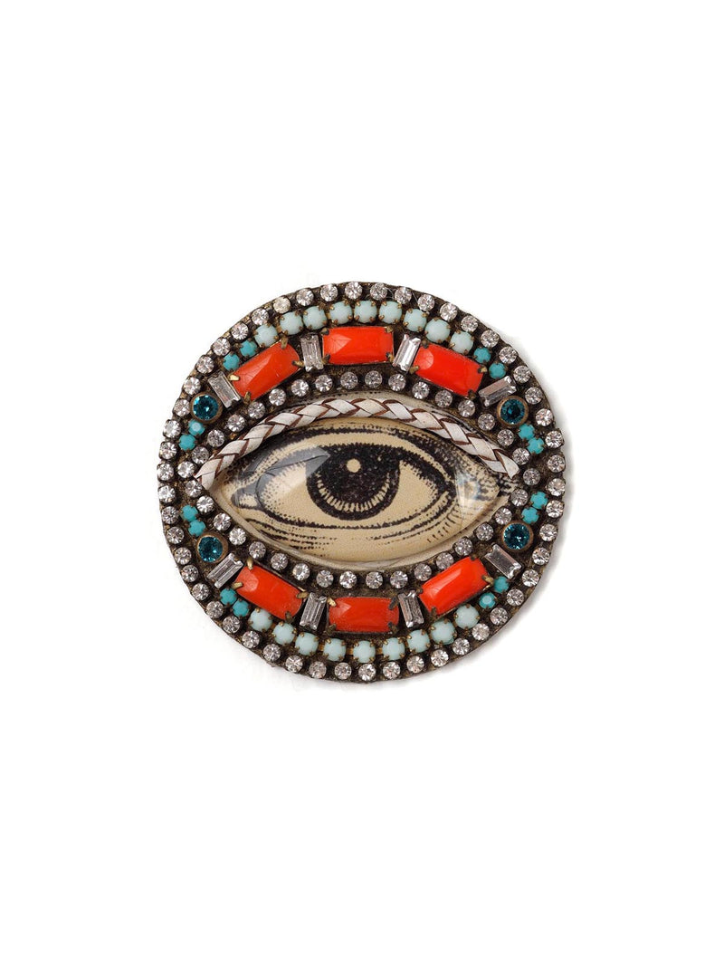 Bejeweled Color Pop Eye Pin
