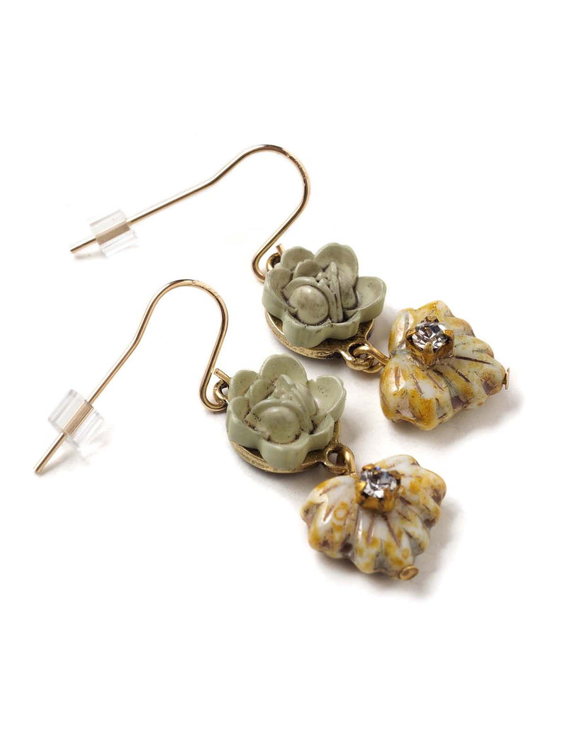 Vintage Flora With Sparkle Earrings