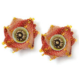 Blooms And Beads Stud Earrings Set